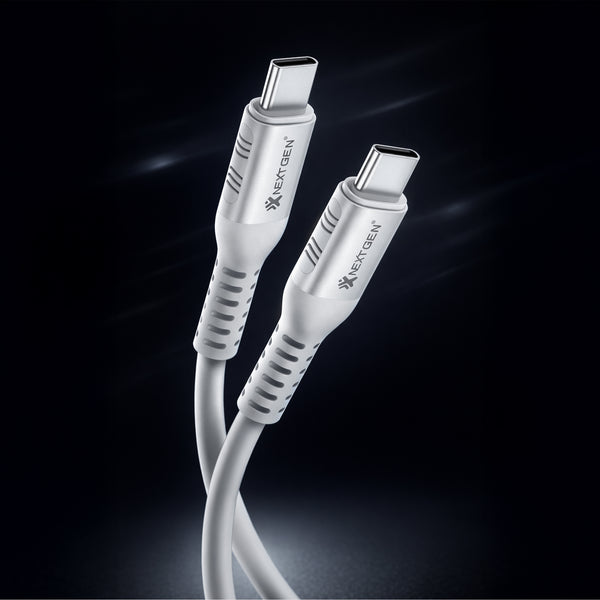 DT-451 60W TYPE-C TO TYPE-C SOFT SILICONE FAST CHARGING DATA CABLE