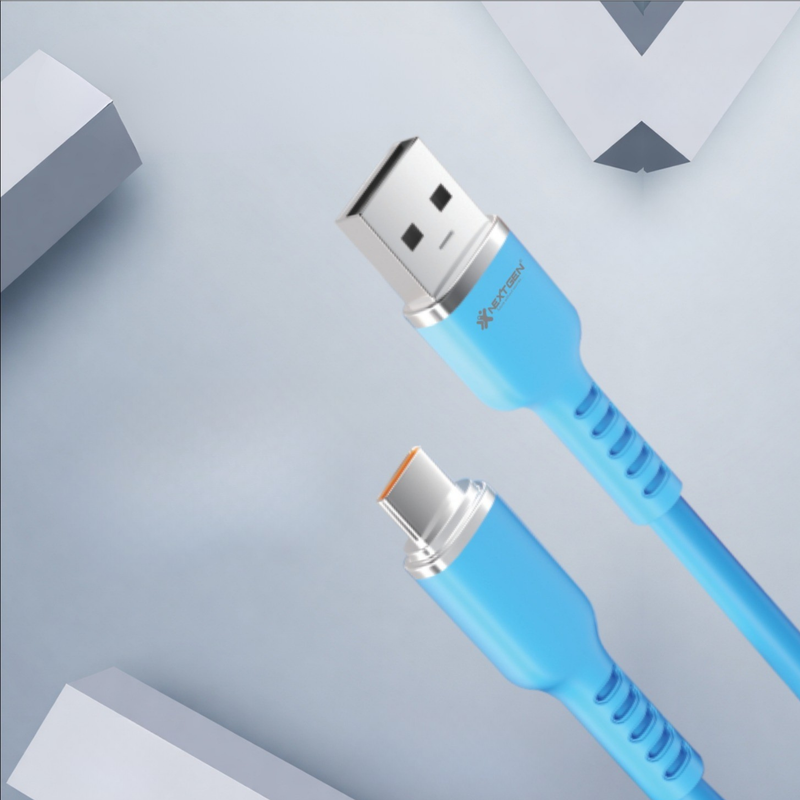 DT-460 120W SOFT SILICONE FAST CHARGING DATA CABLE