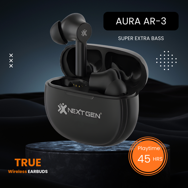 AURA AR-3 Super Extra Bass Wireless Earbuds