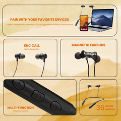 NK-01 Wireless Neckband Earphone