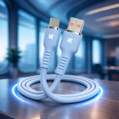 DT-460 120W SOFT SILICONE FAST CHARGING DATA CABLE