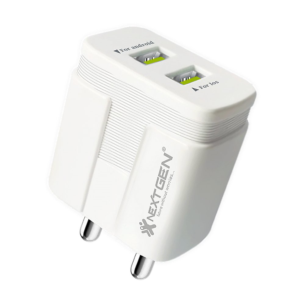 NGCH-50 DOUBLE USB CHARGER WITH V8 CABLE
