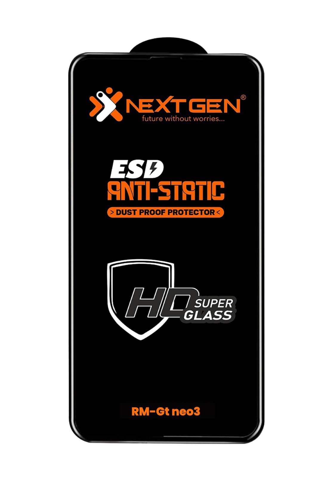 Gt neo3 Realme ESD Anti-Static HD Super Glass